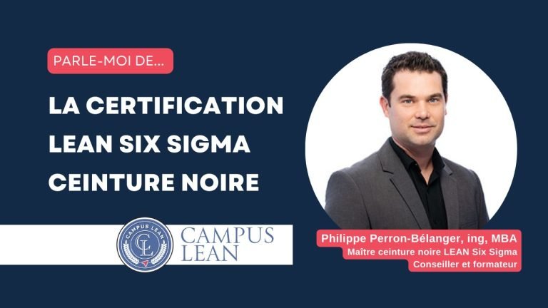 FORMATION – Certification LEAN six sigma ceinture noire