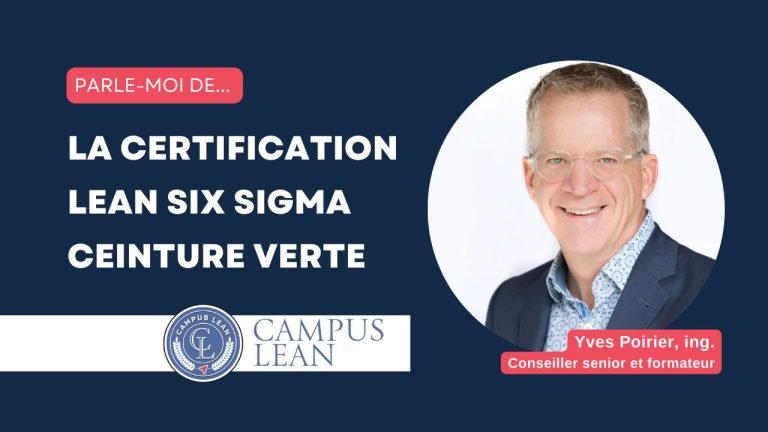 FORMATION – La certification LEAN six sigma ceinture verte
