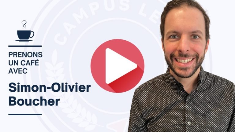 Prenons un café avec Simon-Olivier Boucher